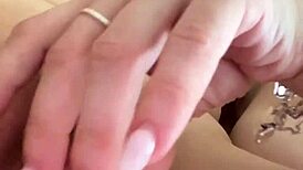 she teases my huge clit sucking nipples in lesbian pussy play roleplay
