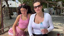 stepmom, dare flash dick on beach with me for cum facial??