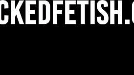 Sexy short hair spandex Anjelica Doux in med clinic exam