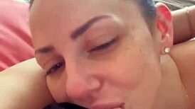 she teases my huge clit sucking nipples in lesbian pussy play roleplay