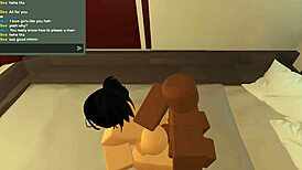 havin fun poundin cumdump slut with bbc on roblox condo server