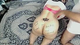 after the party this tattooed big ass indian bbw bends over for hardcore doggystyle pounding