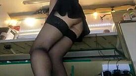 imagine this sexy bitch flashing her ass in a miniskirt despite the winter snow