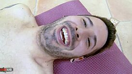 Skinny Blonde Bitch's Fitness Fuck Sparks Wild Desire