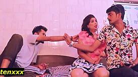 stepsister punished rough by friend for cash tight pussy closeup