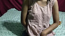 Stepbrother pounds little 18 year old stepsister in rough doggystyle anal