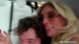 Bonnie Blue picked up for rough car fuck session