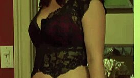 oh man umm this lesbian milf is tribbing her hairy pussy on my small tits girlfriend so good...