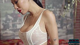 Asa Akira Teases Big Tits Reveal