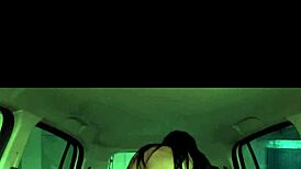 Wife gets horny at restaurant craves parking lot fuck creampie squirt action