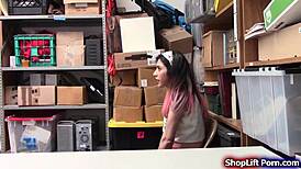 latina teen licked deep then fucked by cop at work