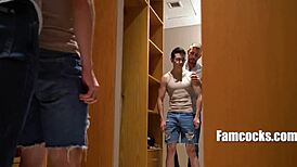 Step family twinks johnny ford and alex gonzalez bareback anal glasses nerd