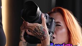 Petite latina lesbian ana almeida poses naked boobs pussy for redhead gf elfa floria