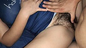 xxx maria so easy first time tight hairy latina pussy creampie close-up juicy moans