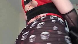 riding crop slaps fat ass cheeks big tits and spreads huge pussy lips