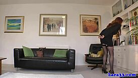 classy british milf tattoo stockings heels eat wet pussy 👅💦