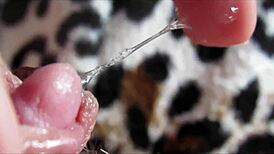 Close-Up Big Clit Pulsing in Explosive Orgasm