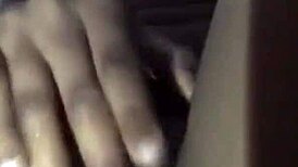 Young 18-Year-Old Office Worker Fingers Pussy to Loud Squirting Orgasm at Desk