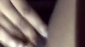 Young 18-Year-Old Office Worker Fingers Pussy to Loud Squirting Orgasm at Desk