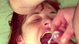 check out this hot milf facial cumshot compilation with redheads swallowing loads