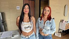 BBW teen double sucks monster cock rims old man