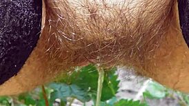 Hairy Mature's Golden Shower Moments Tease Hidden Pleasures