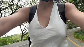 picking up my stepdad after college turns into dirty spanish talk and big tits bounce 😏🇲🇽