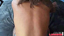 misty meanor rides fat cock and gulps hot cum