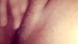 aw man, my small foreskin dick spurts while gf masturbates her wet pussy and tits... part 12