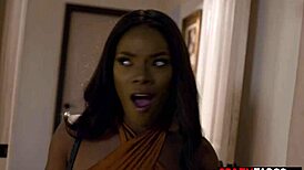 Horny Blonde Big Tits Milf Serene Siren Devours Ebony Lesbian Ana Foxxx!