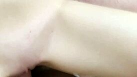 imagine this perky teen getting facialed after shower handjob blowjob cumshot