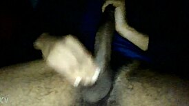 Hyderabad Village Aunty Strokes 12-Inch Telugu BBC Handjob Tease