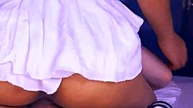 Shy college teen rides professors cocks cowgirl for passing grades compilation