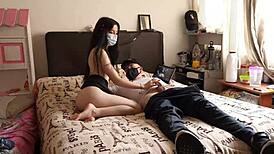 sexy laura in skirt no panties gets fucked hard bent over 🍑😏