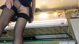 imagine this sexy bitch flashing her ass in a miniskirt despite the winter snow