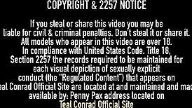Teal Conrad's Aching Desire Bursts as Brunette MILF Strips Lingerie Exposing Big Tits Ass