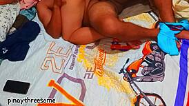 caught wife riding lover cock hard on our bed sheets