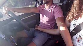 hot argentinian latina teen brunette masturbates in taxi to pay uber fare