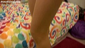 Jenny Welch Pantyhose Ripped for POV Lap Dance Fuck