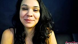 petite coed sabrina's soaked pussy takes pounding ends in facial jizz
