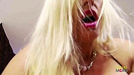 super pov horny blonde milf slut sucks monster cock begs for facial cumshot 🤤💦
