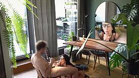 asandra's deepthroat and cunilingus make me cum so hard first bite love