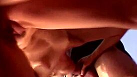 blonde wifey sneaks outdoor fuck with stranger's hard cock