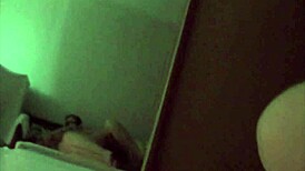 Chubby girlfriend's fat pussy exposed barefoot after family party fuck?