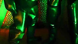 masked rubberboys stroke latex gloves
