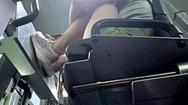 imagine this teen squirting wildly in the gym, pussy gushing from extreme public masturbation