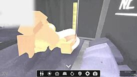 cute blonde gets her big tits ass pounded rough in sexy game fuck