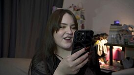 BBW MILF Pegs Guy Then Shares Cum-Filled Kiss In Sweet Strapon Domination!
