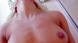 Cameron Rides Stepbro's Monster Cock Hard After Shaved Pussy Blowjob!