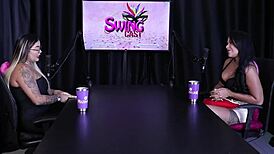 suellen barrar fingers wet pussy daily on xvideos sheer red lingerie
